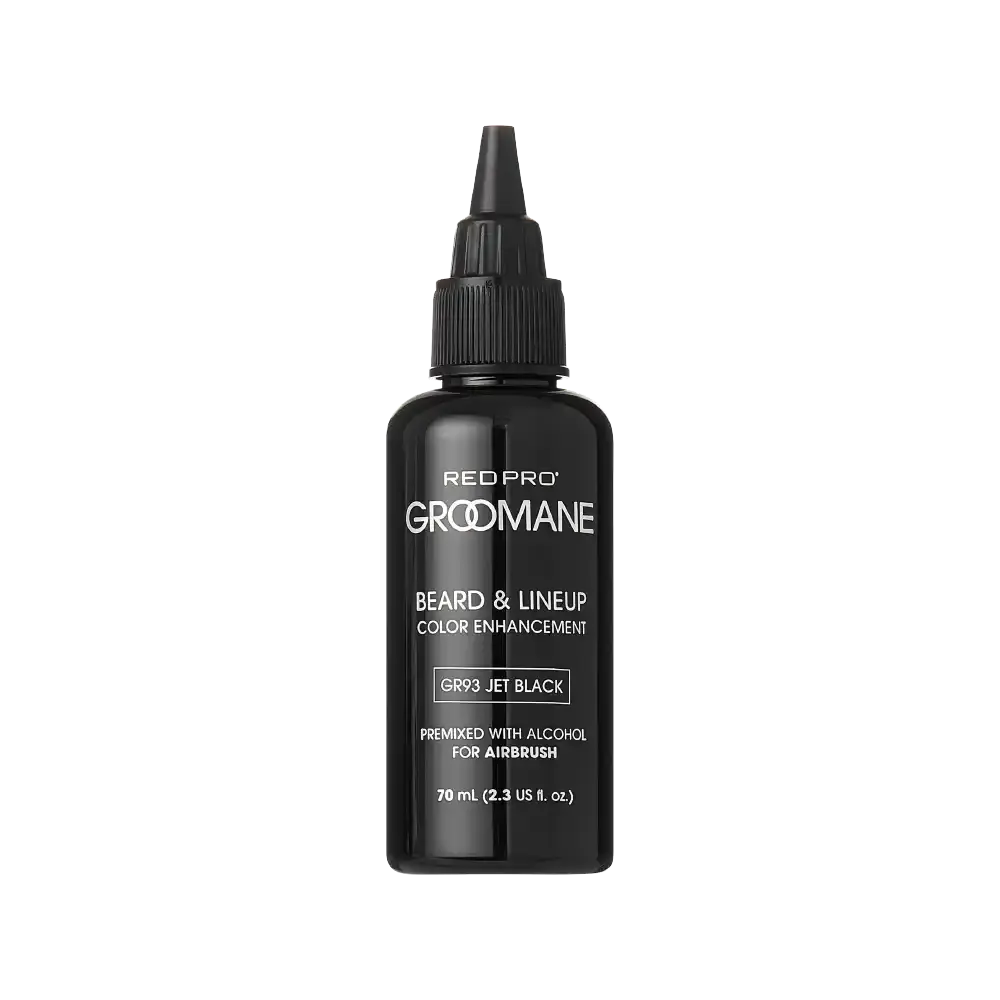 RED PRO Groomane Beard & Lineup Color Jet Black