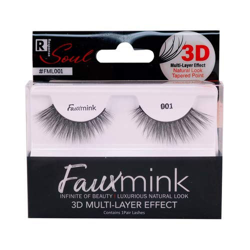 RESPONSE SOUL 3D Multi-Layer Effect Faux Mink Lashes 001