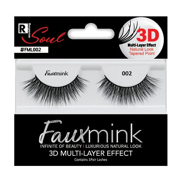 RESPONSE SOUL 3D Multi-Layer Effect Faux Mink Lashes 002
