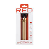 RED by Kiss Cordless Trimmer with Precision Blade Gold