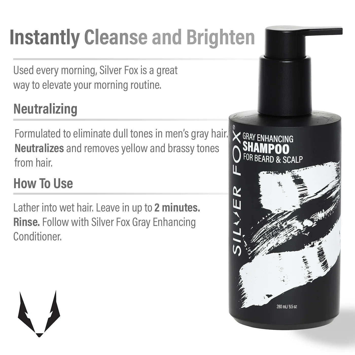SILVER FOX Grey Enhancing Shampoo