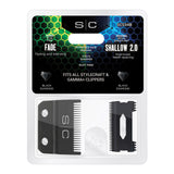 STYLECRAFT Black Diamond Fade Shallow Tooth 2.0 Clipper Blade Set
