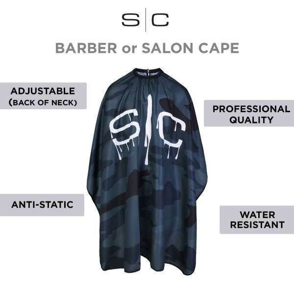 STYLECRAFT Camo Cape (Black)