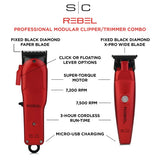 STYLECRAFT Rebel Clipper & Trimmer Combo Set (Red)