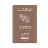 SUNAROMA Soap - Patchouli, Relaxing Body Bar