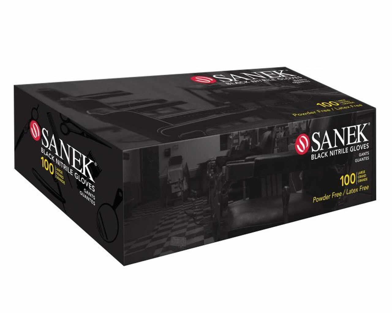 Sanek Gloves Black Nitrile