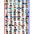 SOLID GOLD  Cuts Barber Poster Vol 9 - Style F