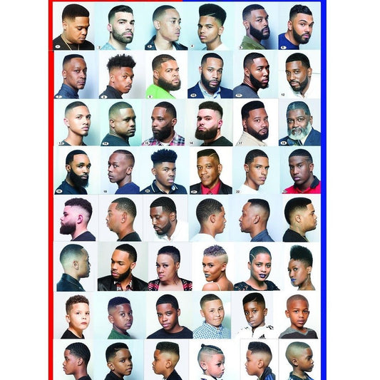 SOLID GOLD  Cuts Barber Poster Vol 9 - Style F