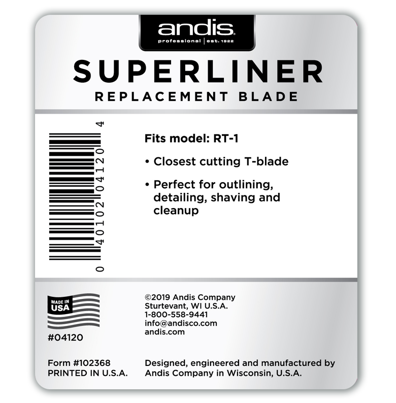 Andis Superliner Replacement T-Blade