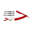 Tomb45® Triple Cartridge Razor Holder (Red)