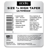 Andis UltraEdge® Detachable Blade, Size 3/4HT