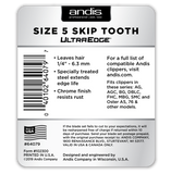 Andis UltraEdge® Detachable Blade, Size 5 Skip Tooth
