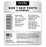 Andis UltraEdge® Detachable Blade, Size 7 Skip Tooth
