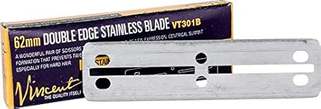 VINCENT 62mm Double Edge Stainless Blade