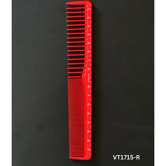Vincent Professional Red Ceramic Comb Kenny Duncan Collection VT1715-R