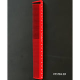 Vincent Professional Red Ceramic Comb Kenny Duncan Collection VT1716-1R