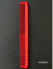 Vincent Professional Red Ceramic Comb Kenny Duncan Collection VT1716-R