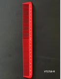 Vincent Professional Red Ceramic Comb Kenny Duncan Collection VT1716-R