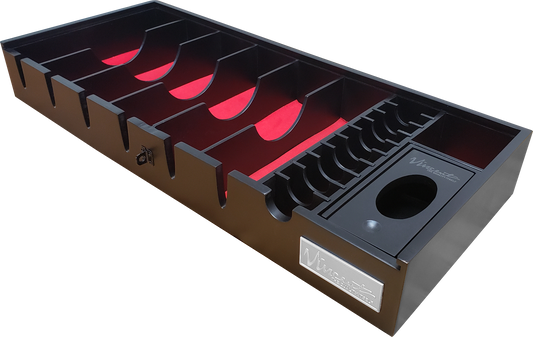 Vincent Professional Tray Station Organizer (Black)