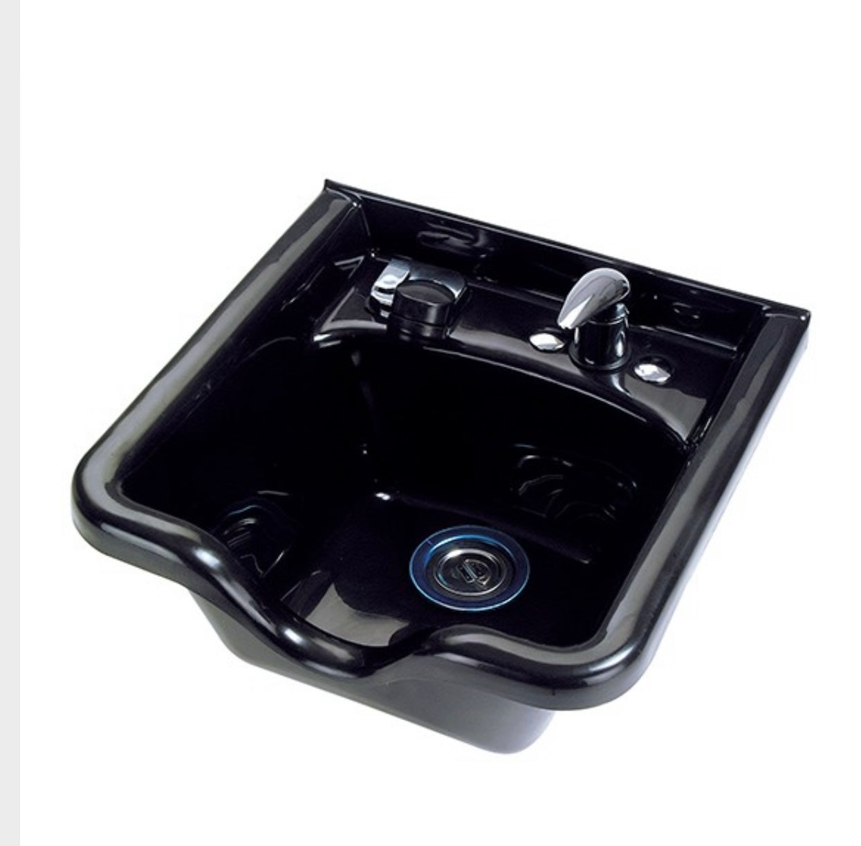 Wallmount Shampoo Bowl Black