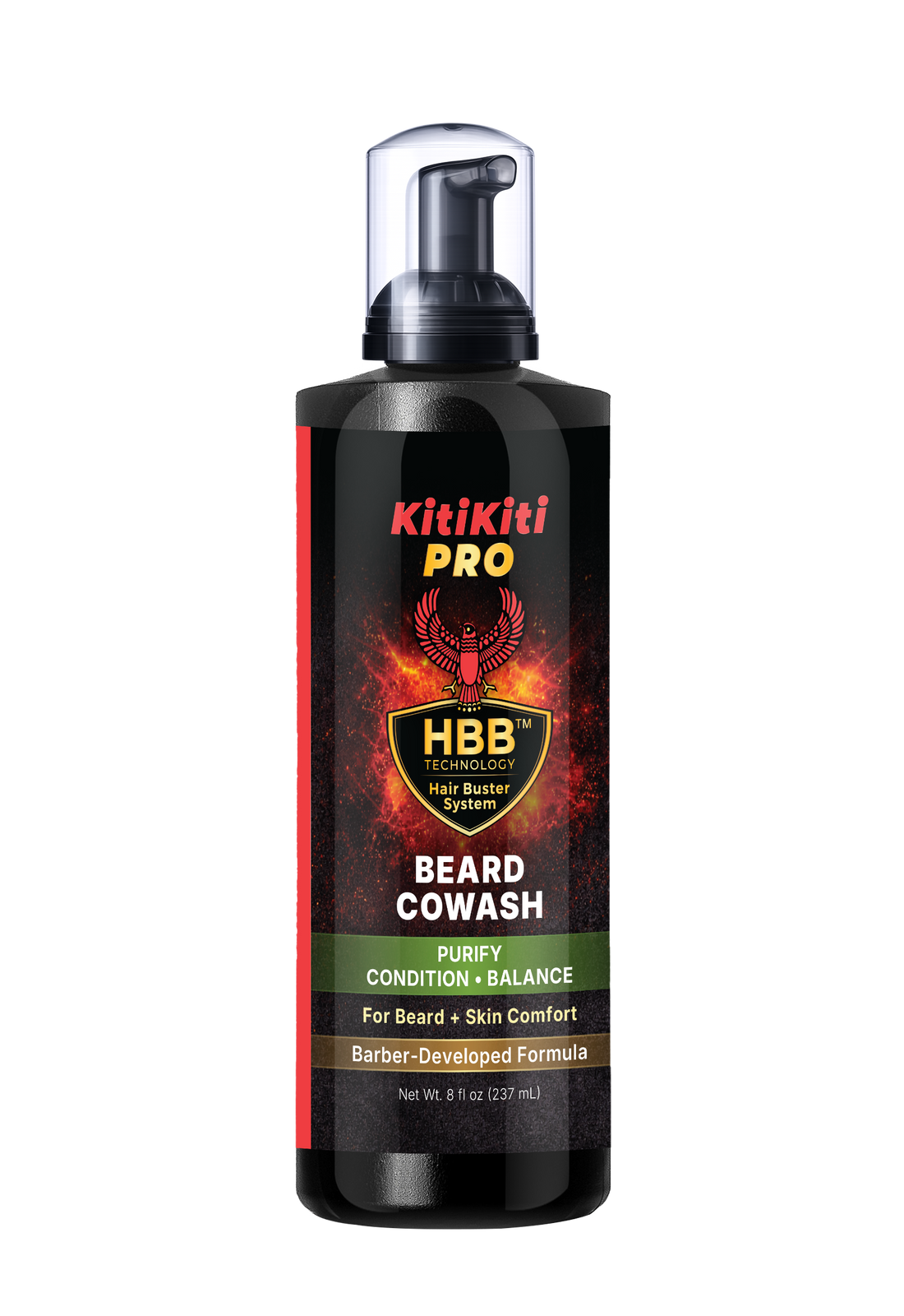 KitiKiti Pro Beard Cowash - 8 oz
