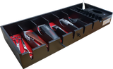 Vincent Professional Countertop Tray Station Organizer 8 (Black)