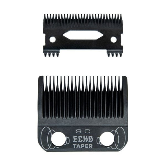 Echo Taper Black DLC Clipper Blade and Deep Tooth Cutter