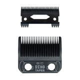 Echo Taper Black DLC Clipper Blade and Deep Tooth Cutter