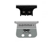 GAMMA+ X-Pro Wide Stainless Steel with Black Diamond Carbon DLC The One Cutting Trimmer Blade Set