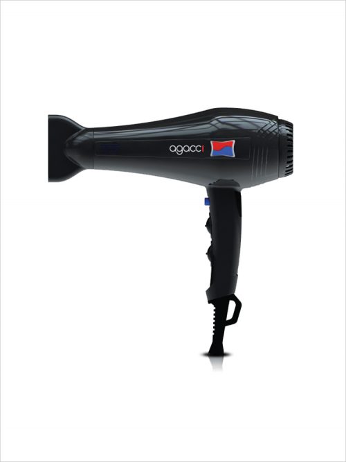 H2PRO AGACCI A2100 LIGHTWEIGHT HAIR DRYER – BLACK