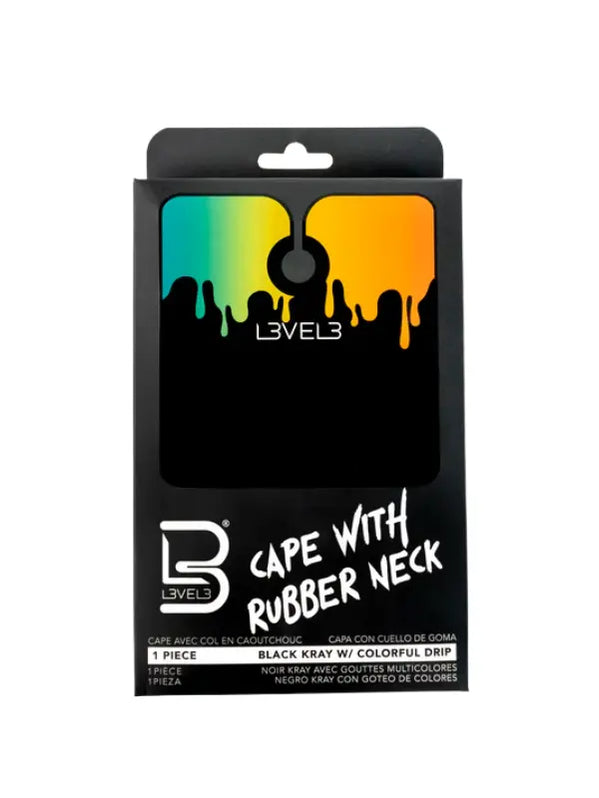 L3VEL3  Professional Rubber Neck Cutting Cape