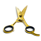 10" Curved Shears "Gold Dipped" - Right or Left Hand