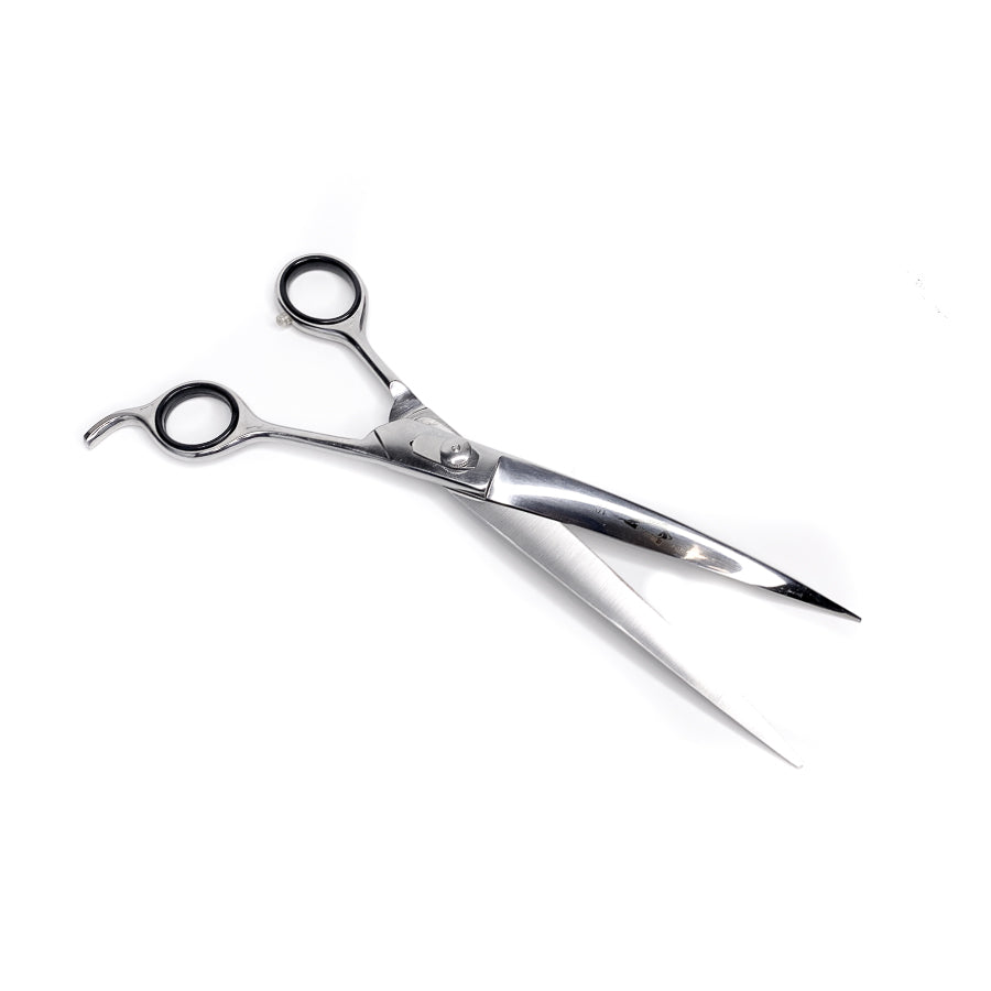 10 Curved Shears Chrome Polished- Right or Left Hand – curlsponge